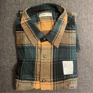 Green and Mustard Button Down